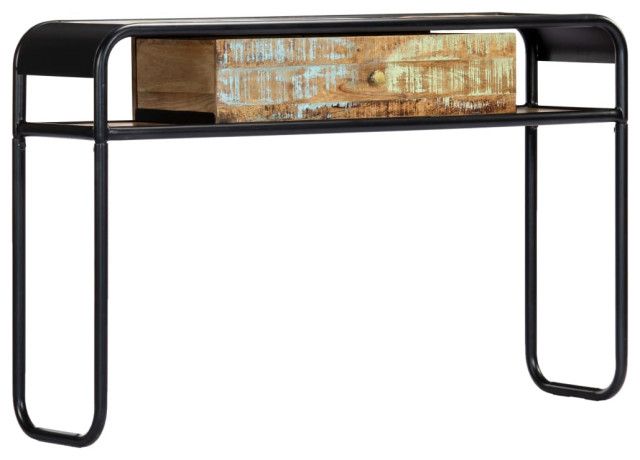 Vidaxl Console Table Entryway Table Side Table With Drawer Solid Wood ... for How Solid Wood Construction Enhances Table Durability and Aesthetics