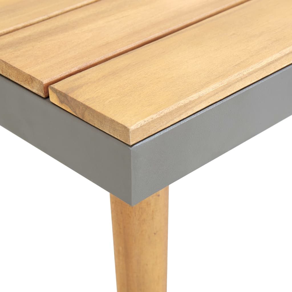 Vidaxl Garden Coffee Table 60X60X31.5 Cm Solid Acacia Wood - Wood ... with Unveiling the Enduring Charm of Solid Acacia Wood Coffee Tables