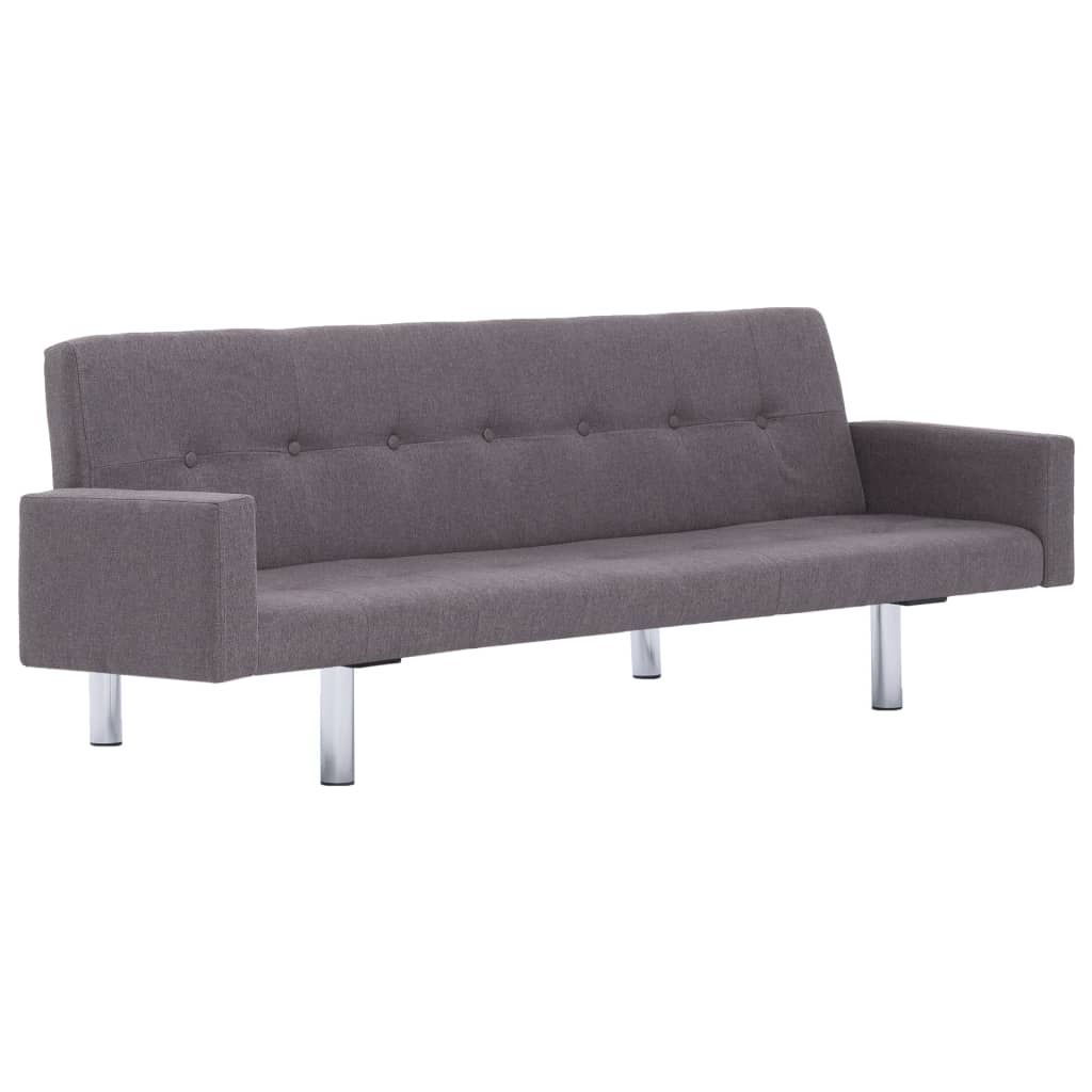 Vidaxl Sofa Bed Convertible Sleeper Sectional Sofa Bed With Armrest ... for Vidaxl Sofa Bed Convertible Sectional Sofa Bed With Two Pillows Black Fabric