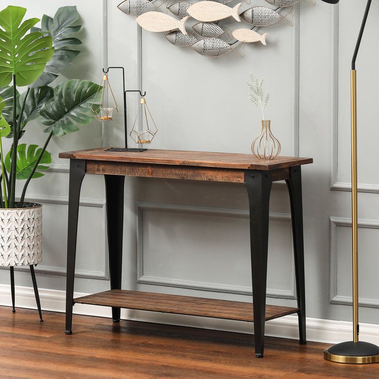 Williston Forge Solano 40" Console Table & Reviews | Wayfair for How Solano Console Transforms Modern Server Management