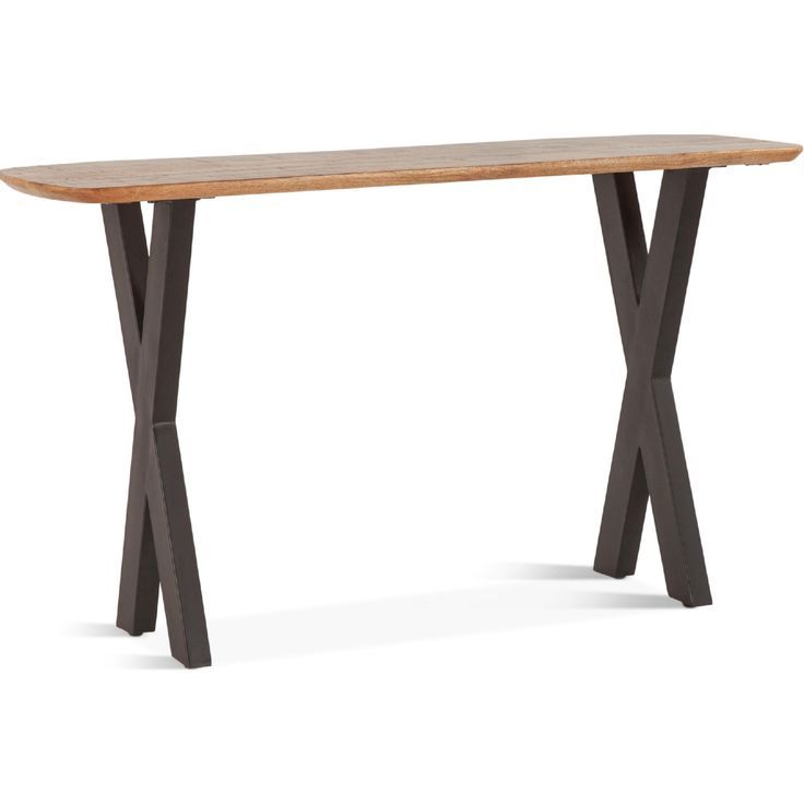 World Interiors Santa Margherita 52" Console Table Natural Finish Mango ... pertaining to Santa Margherita 52 Console Table In Natural Finish