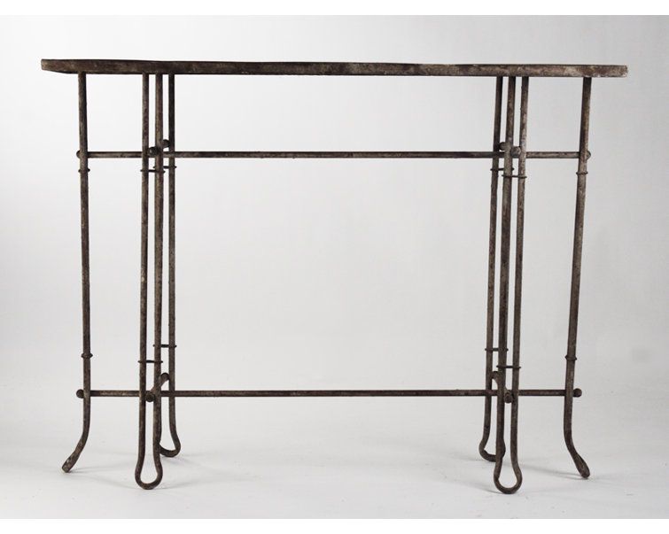 Zentique Nathaniel Console Table | Wayfair within Nathaniel Console Table A Look at Craftsmanship and Design