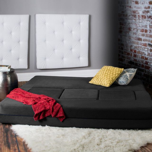 Zipline Convertible Sleeper Sofa With 3 Ottomans, 3-Piece Set - Contemporary - Sleeper Sofas ... inside Creating Cozy Corners Exploring the Zipline Convertible Sofa with Ottomans