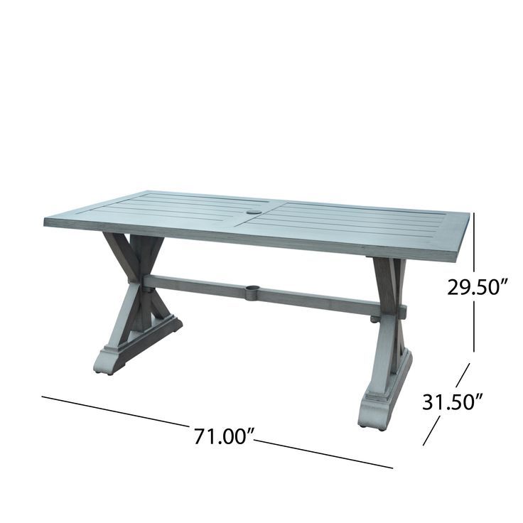 Zoey Outdoor Modern 6 Seater Aluminum Dining Set With Dining Bench in Creating comfortable dining experiences with modern outdoor sets