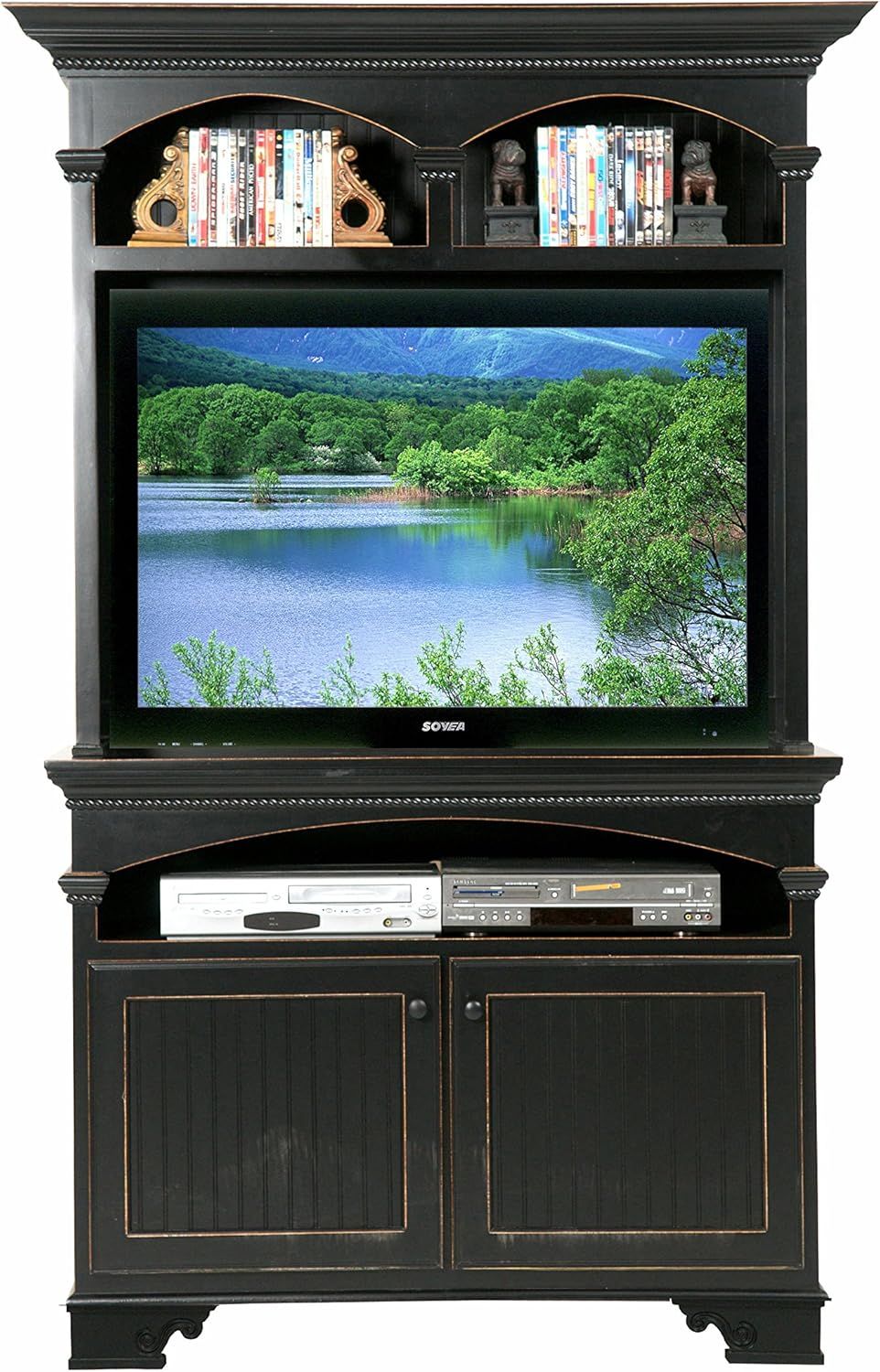 Amazon.com: Eagle Furniture Manufacturing American Premiere ... for Eagle Furniture American Premiere 47&amp;quot; Entertainment Console, Iron Ore
