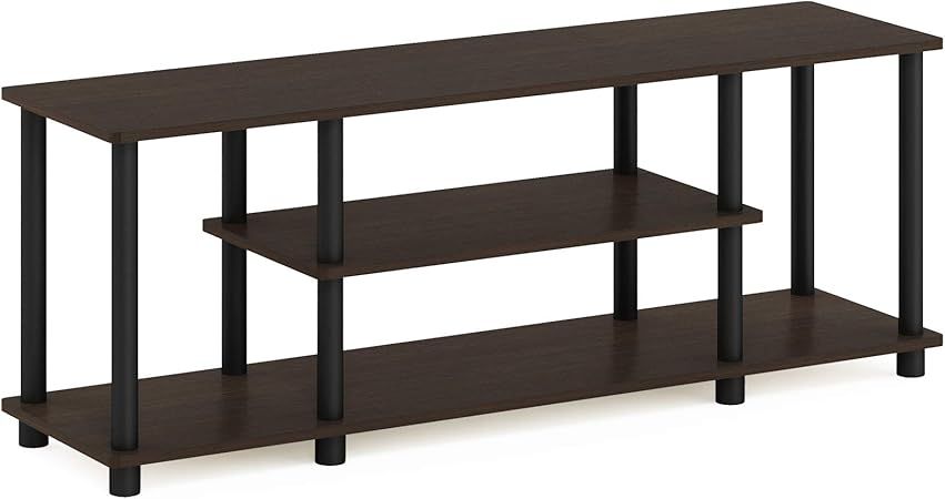 Amazon.com: Furinno Turn-N-Tube No Tools 3D 3-Tier Entertainment Tv ... throughout Understanding the mechanics behind Turn-N-Tube 3D entertainment stands