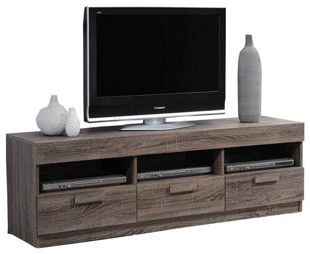 Benzara Bm158724 Amiable Tv Stand, Rustic Oak Brown - Transitional ... with regard to Exploring the Design Philosophy Behind Benzara BM158717 Black TV Furniture