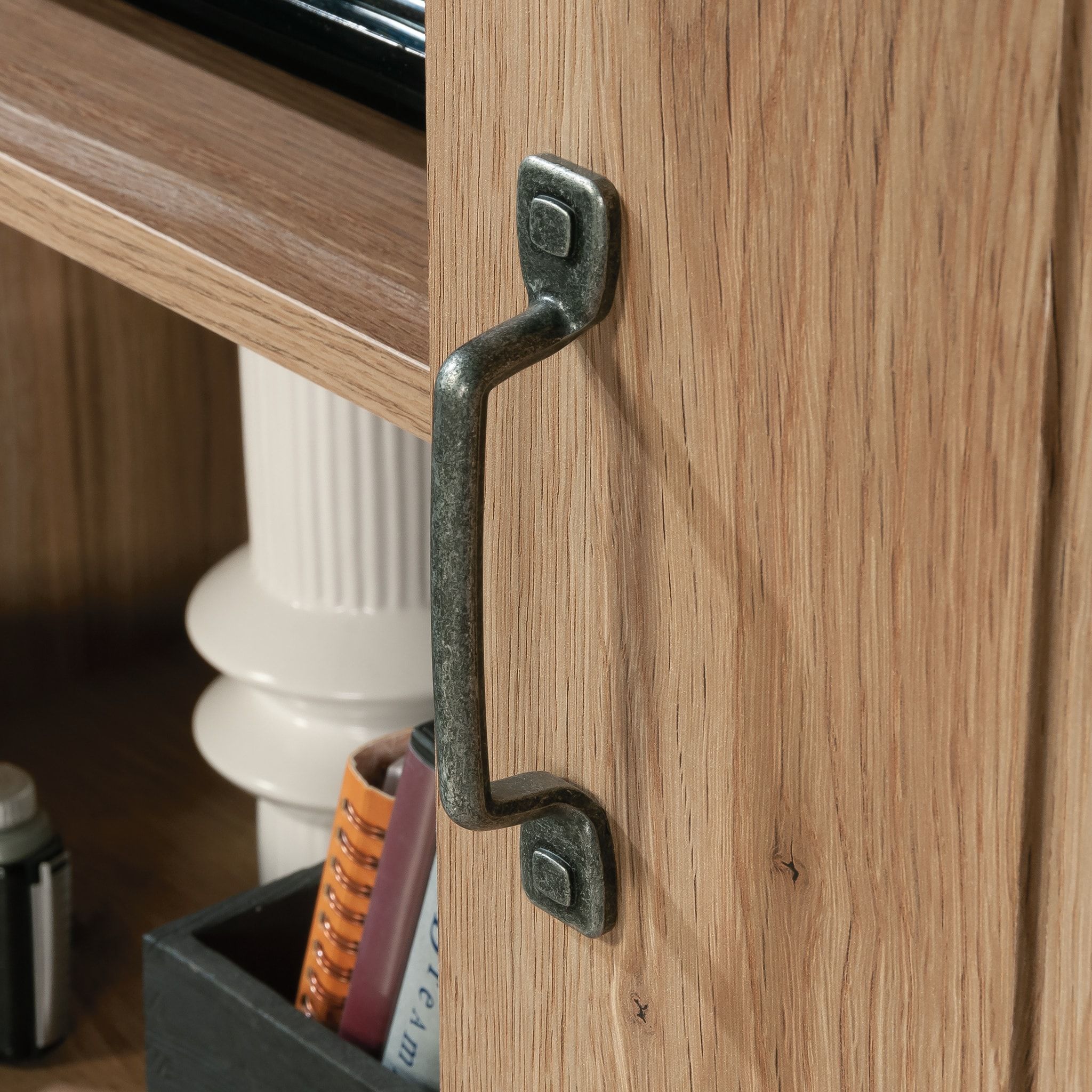 Best Buy: Sauder Tv Credenza W/ Sliding Doors -For Tv&amp;#039;s Up To 70 ... regarding Beyond Storage: The Role of Credenza Furniture in Contemporary Home Design
