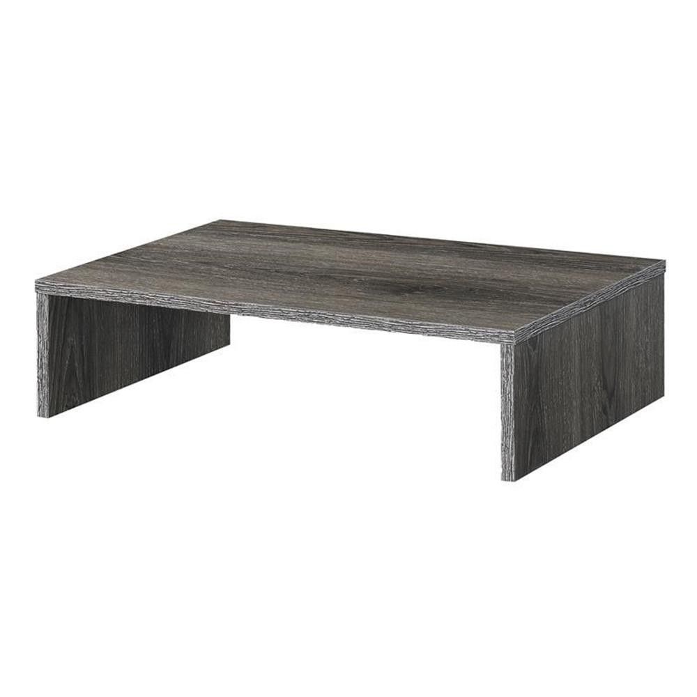 Convenience Concepts Designs2Go Large Tv/Monitor Riser In Dark Gray ... for Understanding the ergonomic benefits of monitor risers for workplace comfort