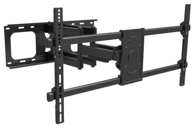 Corliving Black Heavy-Duty Metal Full-Motion H-Frame Wall Mount - 40 ... pertaining to Corliving Black Heavy-Duty Metal Full-Motion H-Frame Wall Mount - 40" - 90" Tvs