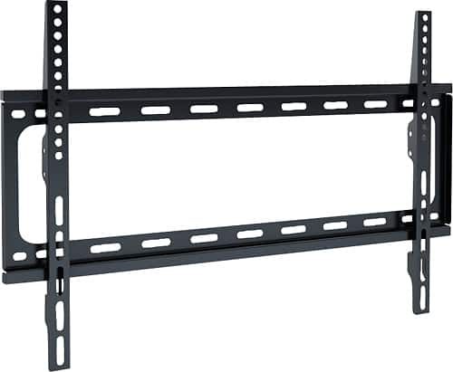 Corliving Fixed Tv Wall Mount For Most 32" 55" Flat Panel Tvs Black F ... regarding Corliving Fixed Low Profile Black Heavy-Duty Metal Wall Mount For 18" - 32" Tvs