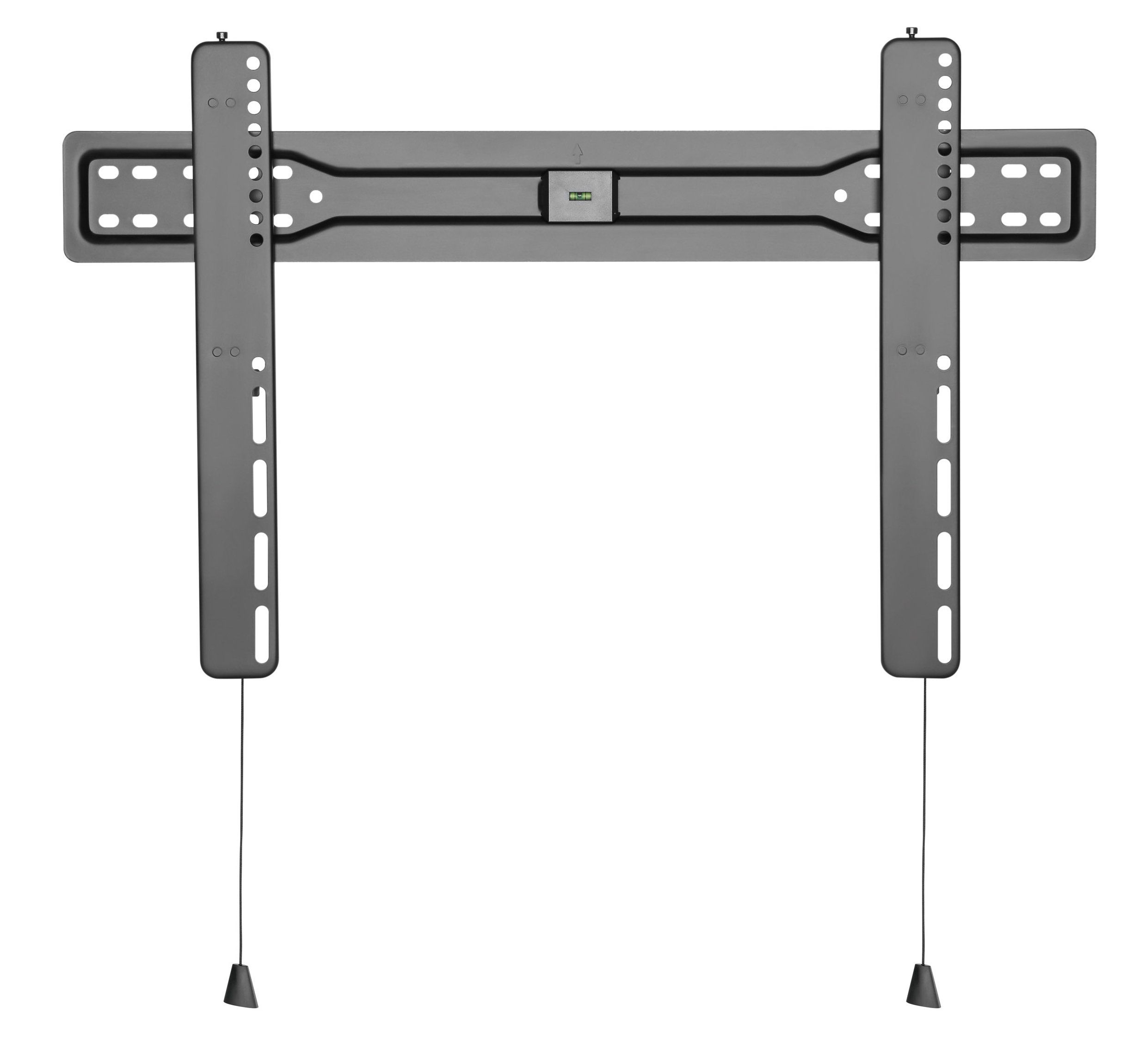 Corliving Ultra Slim Black Fixed Wall Mount Holds Up To 77 Lbs | Wayfair throughout Real-world testing reveals best practices for TV mounting hardware