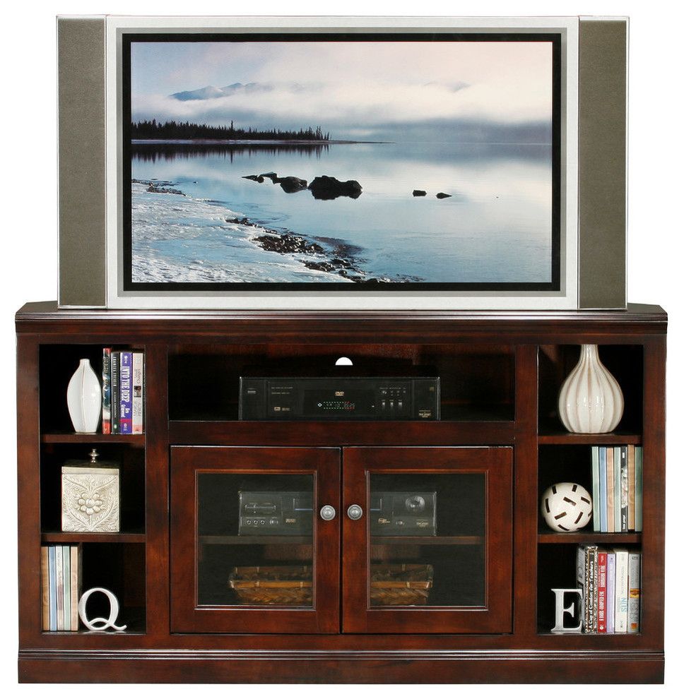 Eagle Furniture 55" Coastal Thin Corner Entertainment Console ... in Eagle Furniture 55" Coastal, Thin-Screen Entertainment Console, Iron Ore