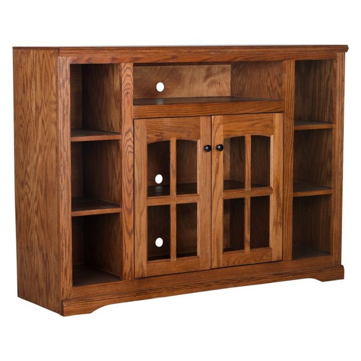 Eagle Furniture 55 In. Wide Oakridge Bookcase Entertainment Console ... inside Modern Storage Solutions: The Eagle Furniture 55&amp;quot; Iron Ore Entertainment Center