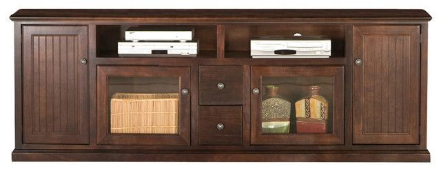 Eagle Furniture 90&amp;quot; Coastal, Thin Entertainment Console - Traditional ... for Eagle Furniture 55&amp;quot; Coastal Thin Flat-Panel Entertainment Console