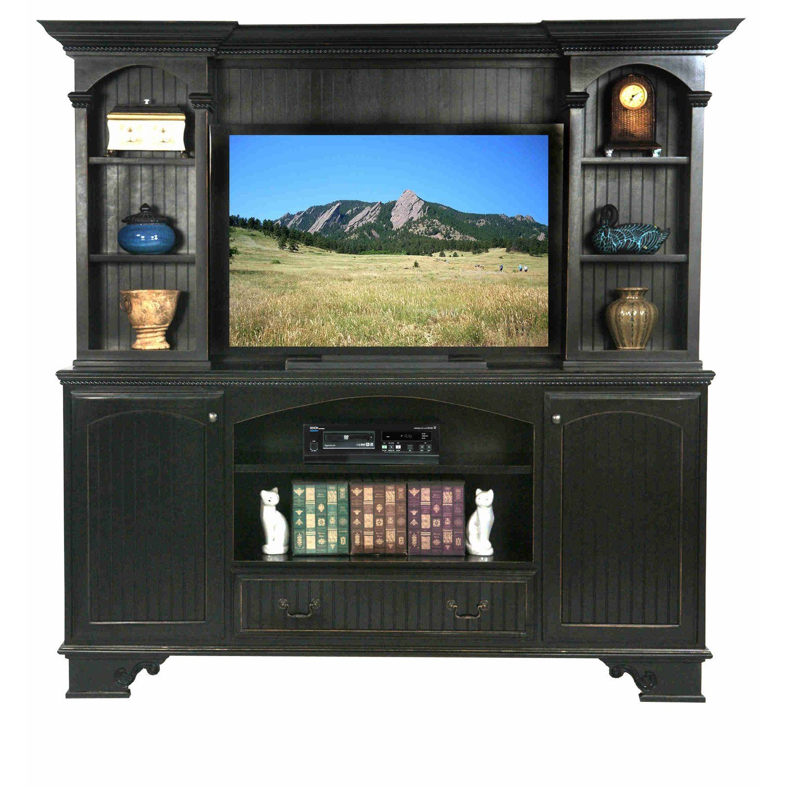 Eagle Furniture American Premiere 80 In. Entertainment Console With ... with Eagle Furniture American Premiere 47&amp;quot; Entertainment Console, Black