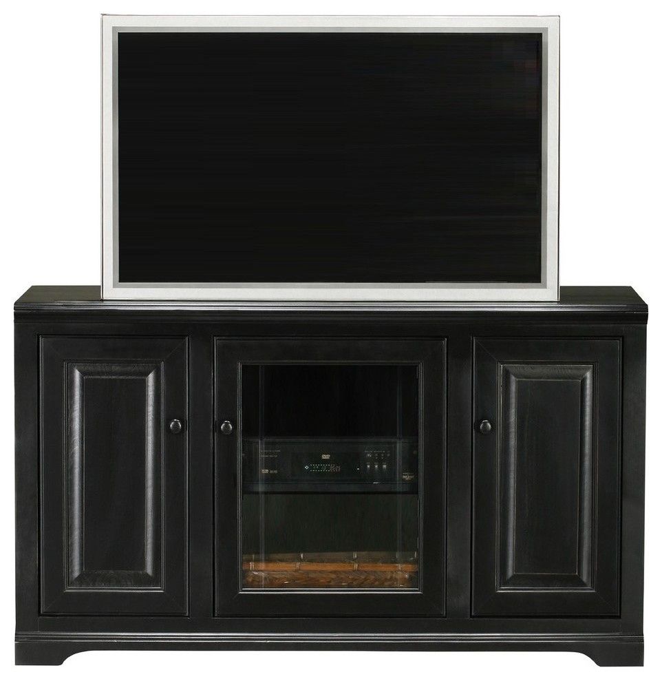 Eagle Furniture Savannah 55" Tall Entertainment Console - Transitional ... with Maximizing Small Spaces with Strategic TV Console Placement
