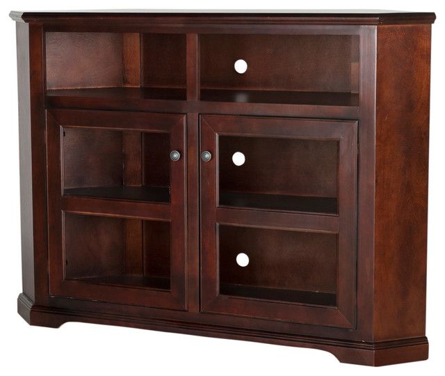 Eagle Furniture Tall Savannah 56" Wide Corner Tv Console - Transitional ... in Eagle Firniture, 41" Savannah Corner Entertainment Console, Iron Ore