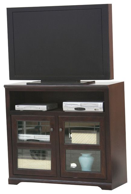 Eagle Furniture Tall Savannah Plain Glass Door 45" Wide Tv Console ... with regard to Eagle Furniture Tall Savannah 41" Wide Corner Tv Console, Iron Ore