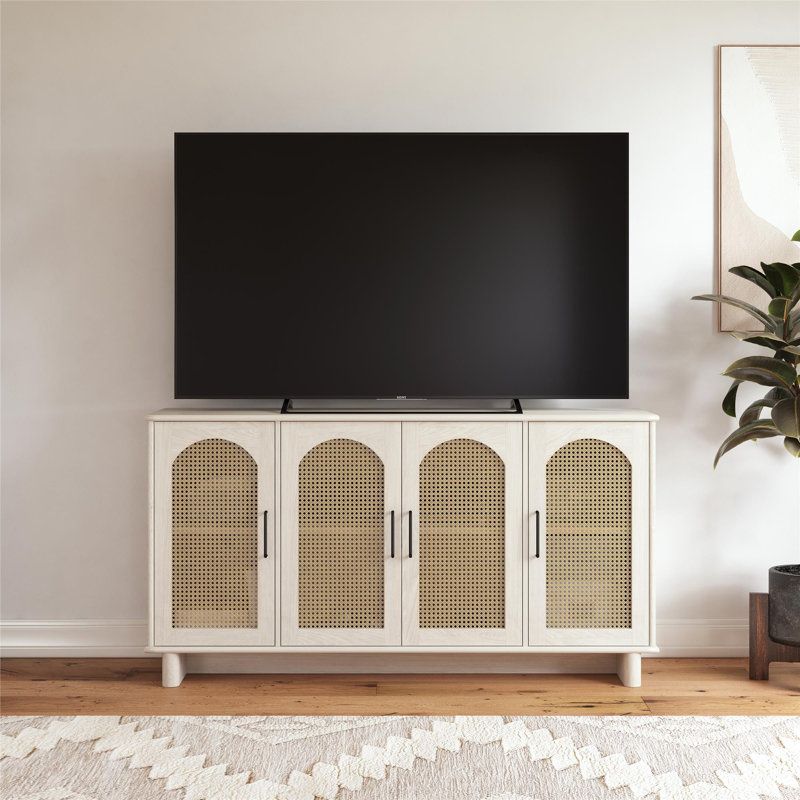 Ebern Designs Eerik Multi Use Console For 65" Tvs & Reviews | Wayfair with regard to Market Loft Industrial Style 65 Degrees Media Stand/Multi Use Console