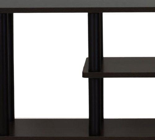 Furinno Turn-N-Tube No Tools 3D 3-Tier Entertainment Tv Stand Up To 50 ... with Turn-N-Tube No Tools 3D 3-Tier Entertainment Tv Stands, Columbia Walnut-Black