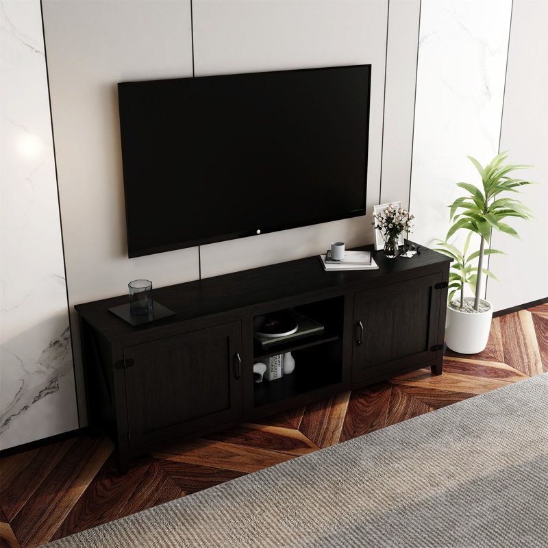 George Oliver Tv Stand Storage Media Console Entertainment Center ... in Understanding the Role of Media Consoles in Modern Living Spaces