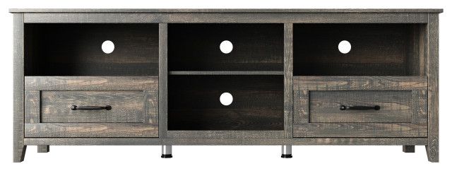 Gewnee 70 Inch Length Tv Stand For Living Room And Bedroom - Modern ... throughout How Gewnee's Black Entertainment Console Transforms Home Theater Experiences