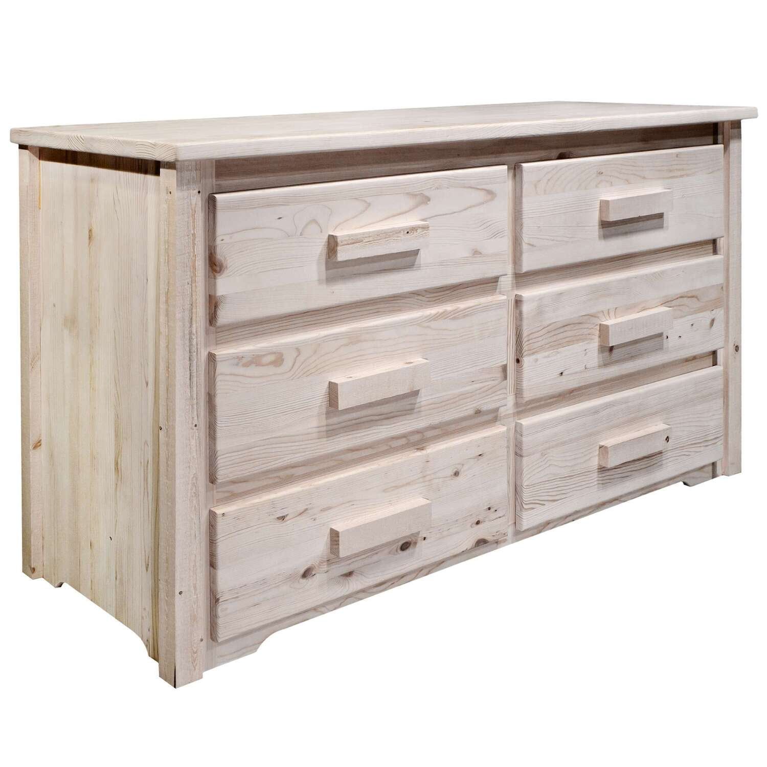 Homestead Collection 6 Drawer Dresser, Clear Lacquer Finish - Walmart.com with Understanding Stain and Clear Lacquer Finish Techniques for Wood Projects