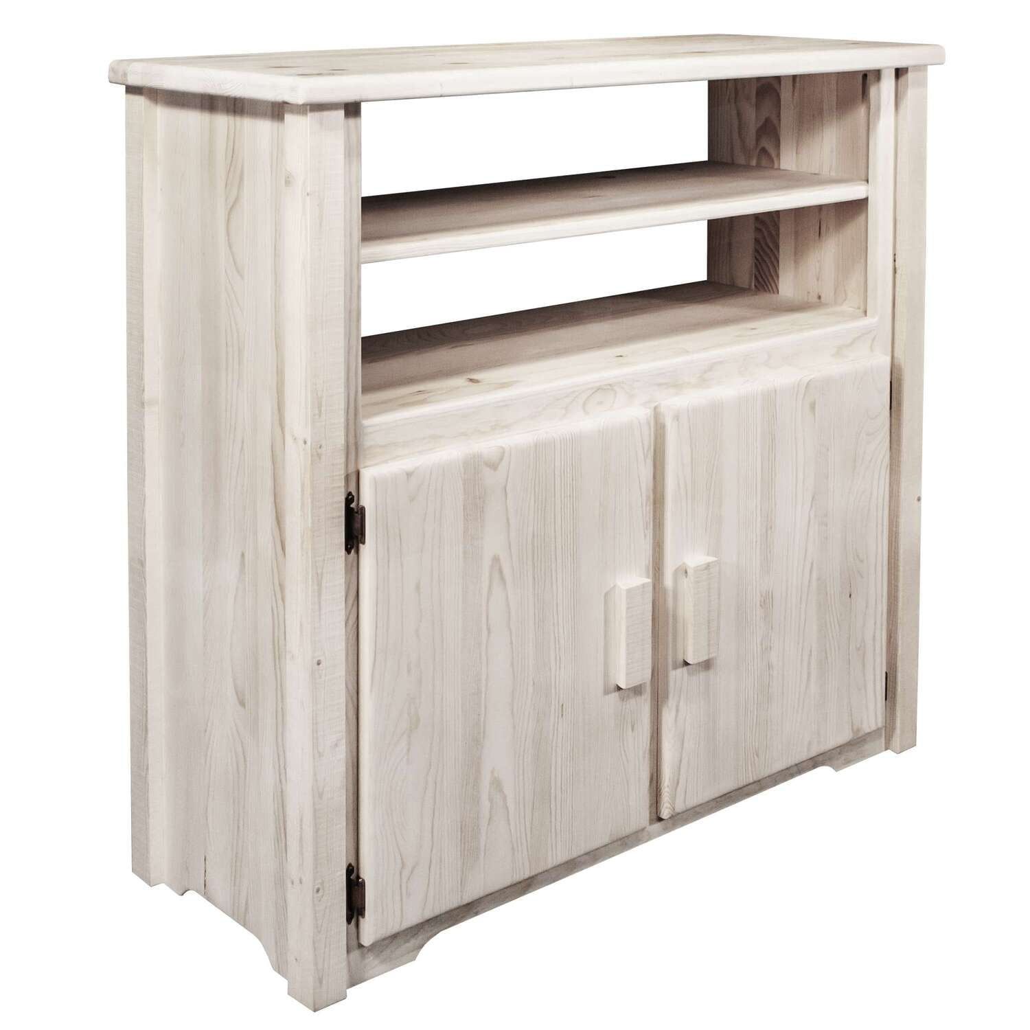 Homestead Collection Media Center, Clear Lacquer Finish - Walmart.com throughout Understanding Stain and Clear Lacquer Finish Techniques for Wood Projects