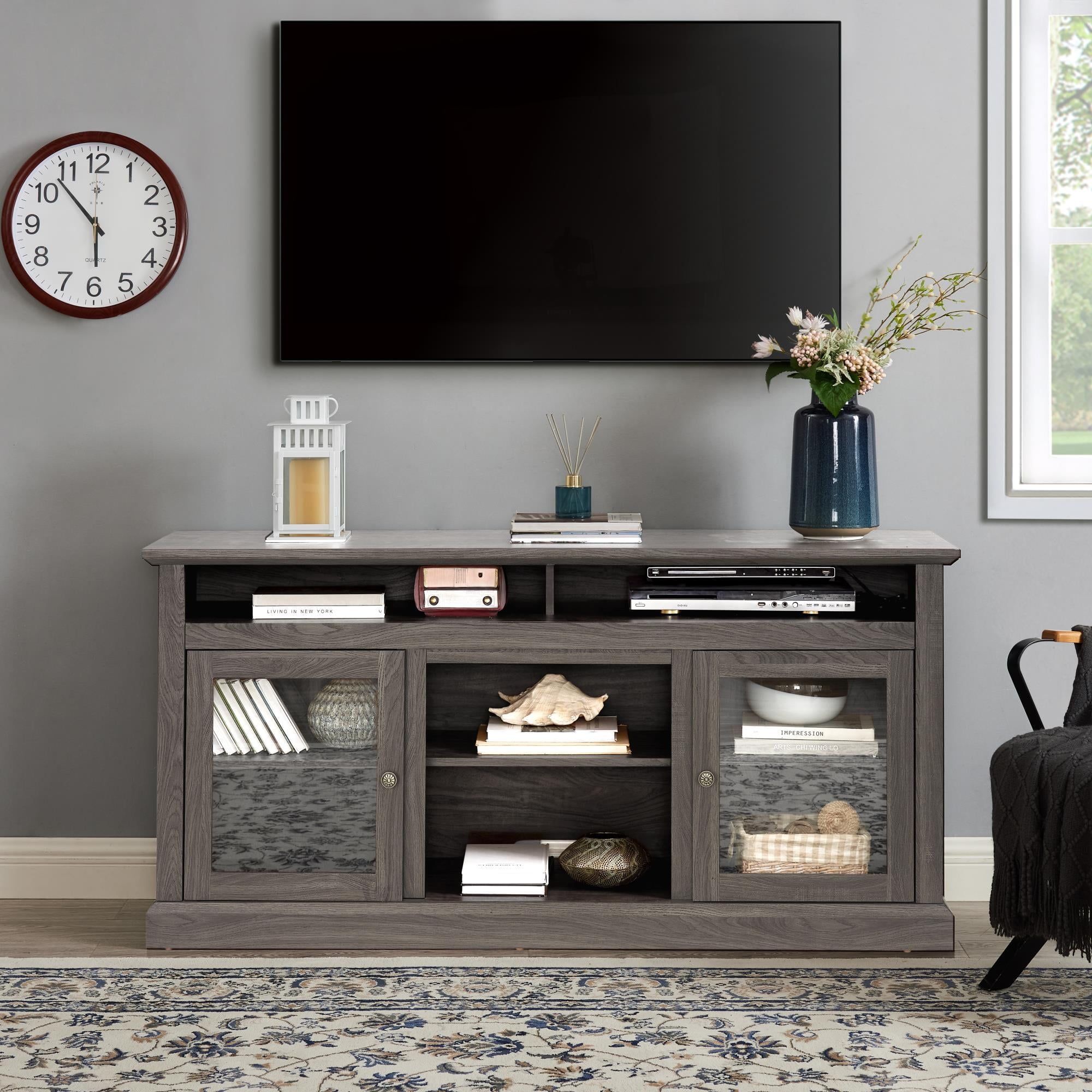 Lolado Contemporary Tv Media Stand Modern Entertainment Console For Tv ... for How Gewnee's Black Entertainment Console Transforms Home Theater Experiences
