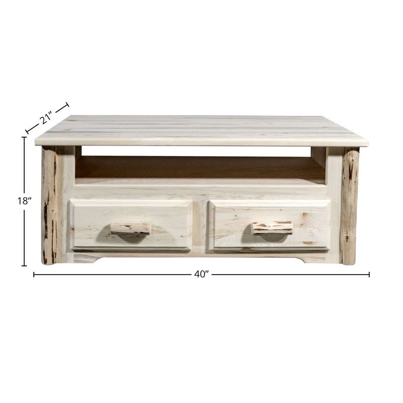 Loon Peak® Homestead Collection 2-Drawer Entertainment Center | Wayfair within Transforming Your Home Office into a Showpiece with Homestead Collections