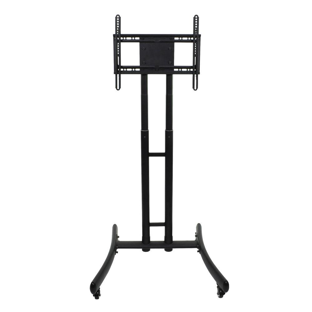 Luxor Fp1000 - Height Adjustable Rolling Tv Stand-Fp1000 - The Home Depot intended for Expert Insights on Installing and Using the Luxor FP4000 TV Mount System