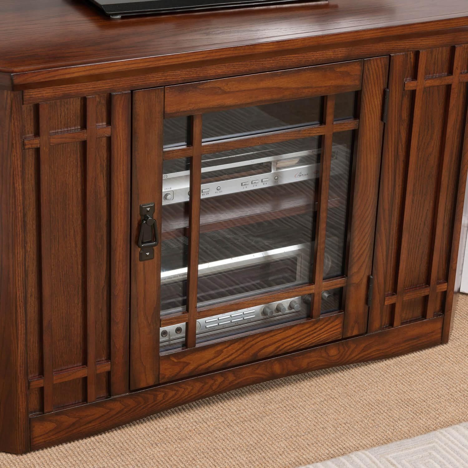 Mission Corner Tv Stand Mission Oak 47 Inch ǀ Furniture ǀ Today's ... inside Eagle Furniture Corner 50" Mission Corner Entertainment Console, Lite Oak