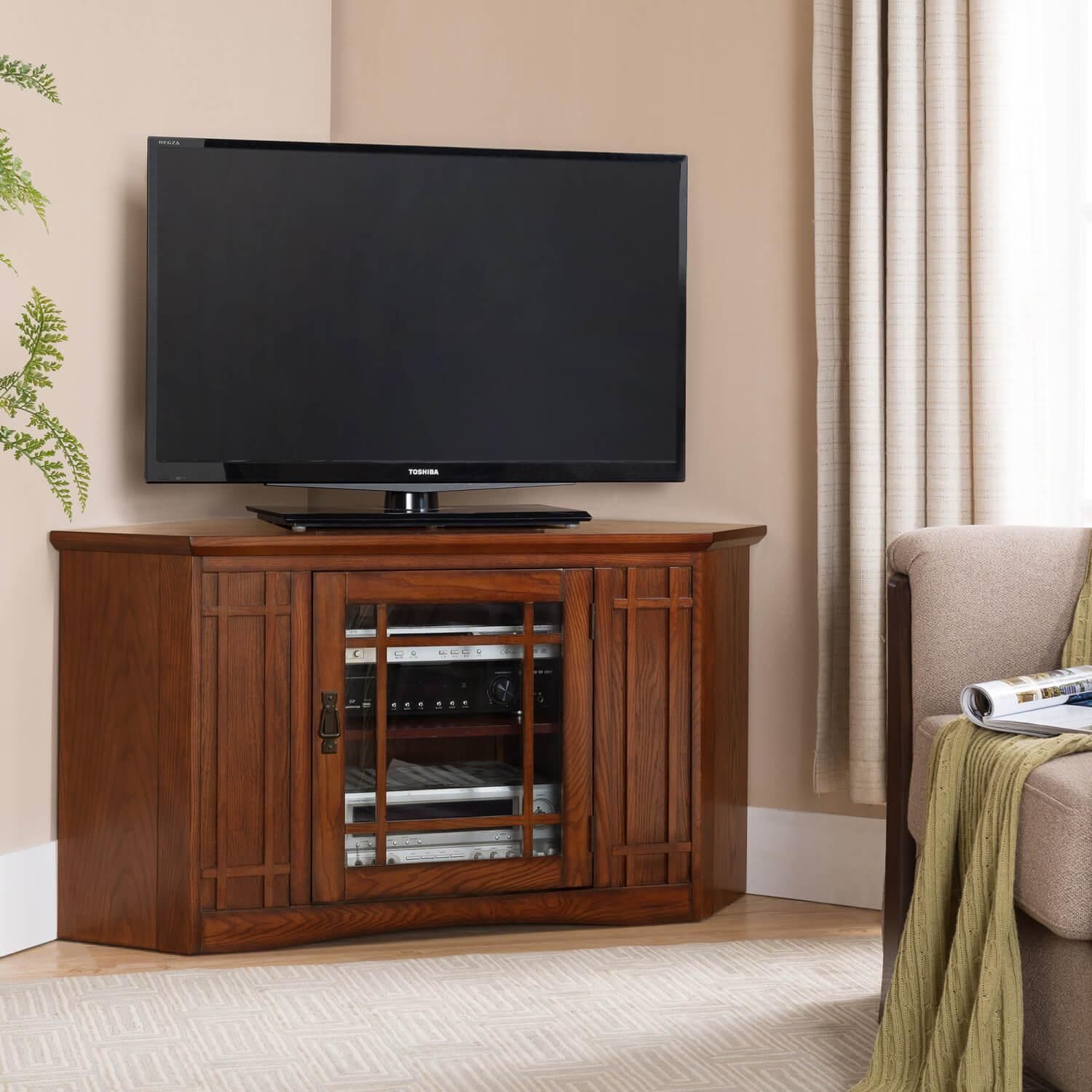Mission Corner Tv Stand Mission Oak 47 Inch ǀ Furniture ǀ Today&amp;#039;s ... regarding Eagle Furniture Tall Mission 41&amp;quot; Wide Corner Tv Console, Lite Oak
