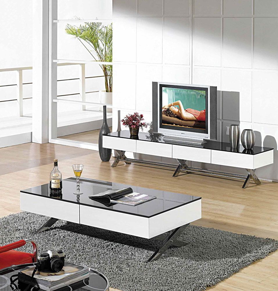 Modern Glossy White Tv Stand Cr059 | Tv Stands with regard to 86.6&amp;quot; Modern Vinson Tv Stand Smooth Black Oak Glossy And White Lacquer Paneling