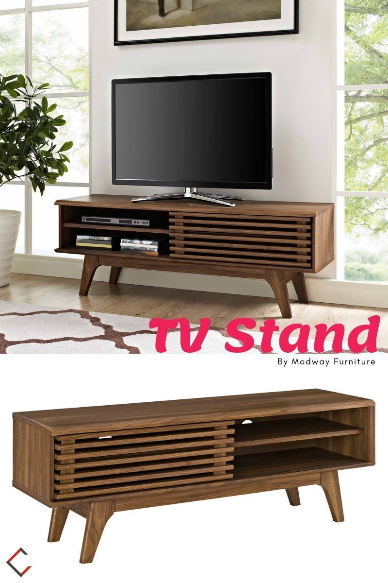 Modway Furniture Render Walnut 48 Inch Tv Stand | Modway Furniture ... with regard to Transforming Your Viewing Experience Through Thoughtful Furniture Choices