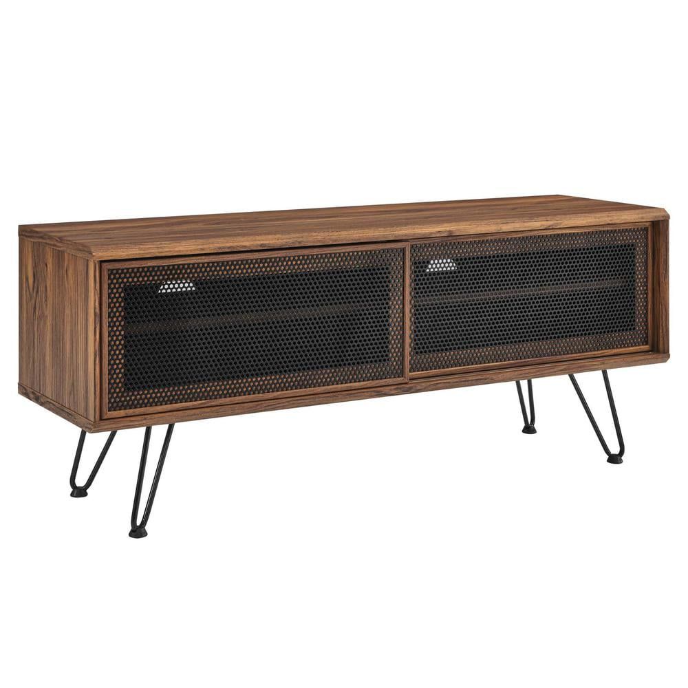Modway Nomad Modern Wood Grain Laminate Tv Stand For Tvs Up To 52" In ... with regard to Transforming Your Viewing Experience Through Thoughtful Furniture Choices