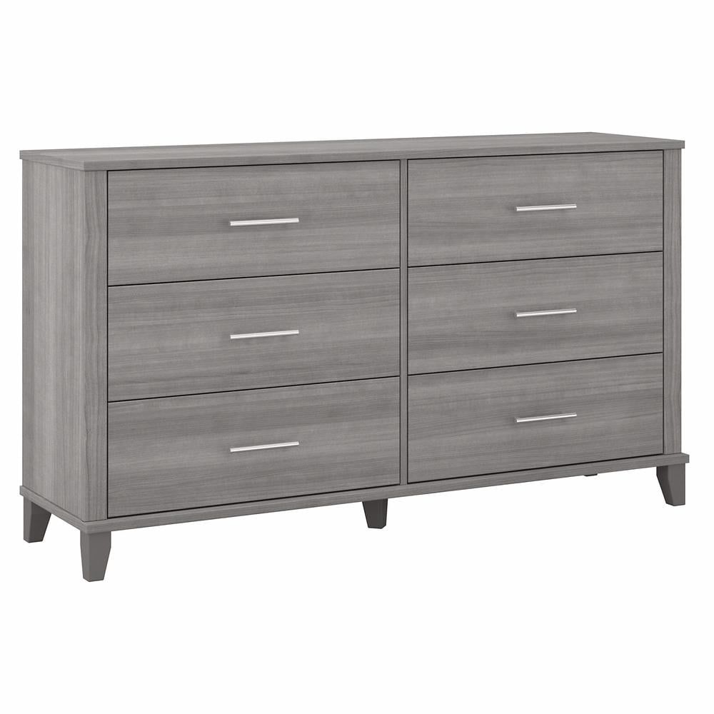 Somerset 6 Drawer Dresser In Platinum Gray - Engineered Wood - Walmart.com for Exploring the Design Philosophy Behind Somerset Storage 3 Drawer Dresser TV Stand