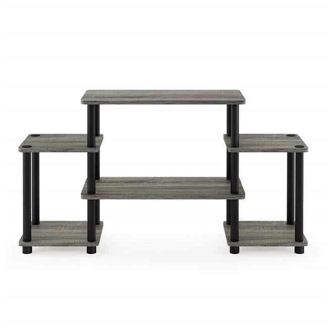 Turn-N-Tube 11257Gyw-Bk No Tools Required Tv Stand, Simple Assembly ... intended for Turn-N-Tube Grand Entertainment Center, French Oak Gray/Black, 14146Gyw/Bk