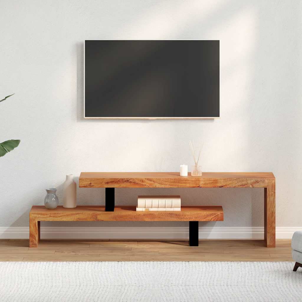 Union Rustic Vidaxl Adjustable Tv Stand/ Tv Table With Ample Storage ... in How adjustable height features enhance viewing experiences
