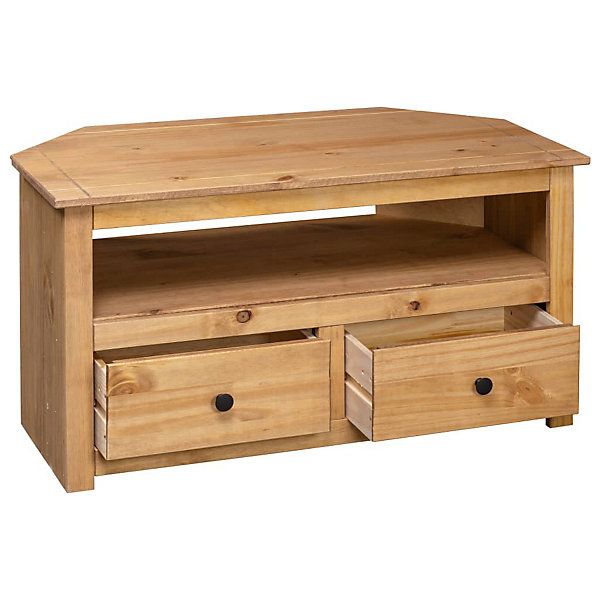 Vidaxl Corner Tv Cabinet 93X49X49 Cm Solid Pine Panama Range within How to Choose the Right Corner TV Cabinet for Your Living Space