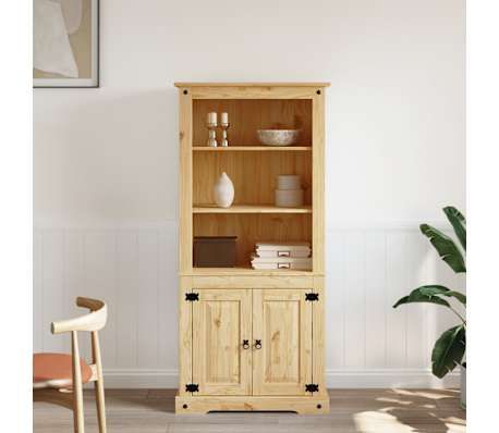 Vidaxl Cupboard Mexican Pine Corona Range 80X40X170 Cm | Vidaxl.ie intended for Vidaxl Tv Stand/ Tv Table Mexican Pine Corona Range, 31.5X16.9X30.7 Inches Brown