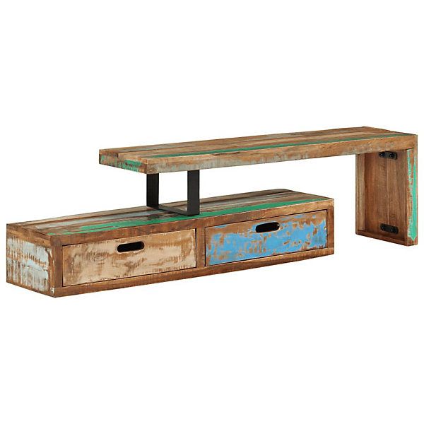 Vidaxl Tv Stand Solid Wood Reclaimed with Design Tips for Integrating Console Units into Small Apartment Layouts