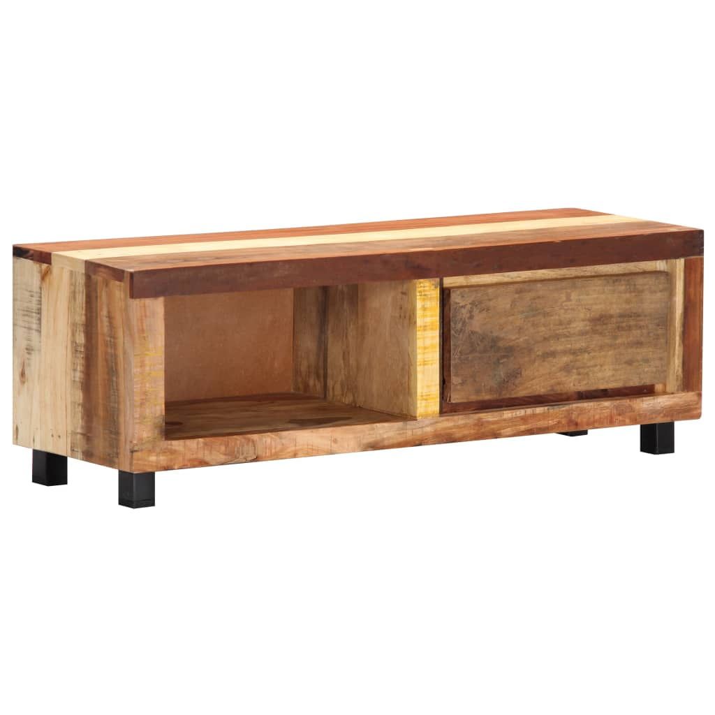 Vidaxl Tv Stand Tv Console Sideboard Tv Unit Media Unit Solid Reclaimed ... throughout How Modern Living Rooms Benefit from Sustainable TV Console Designs