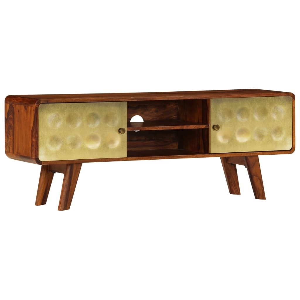 Vidaxl Tv Stand Tv Unit Sideboard Home Tv Console Media Unit Solid ... with regard to Vidaxl Tv Stand Media Unit Sideboard Tv Console Entertainment Center Solid Wood