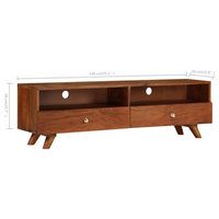 Vidaxl Tv Stand Tv Unit Sideboard Tv Console Cabinet Solid Reclaimed ... pertaining to Vidaxl Tv Stand Tv Unit Sideboard Tv Console Media Cabinet Solid Sheesham Wood