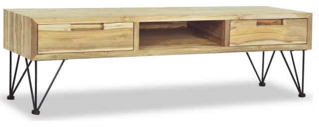 Vidaxl Tv Stand Tv Unit Sideboard Tv Console Media Cabinet Cupboard ... pertaining to Vidaxl Tv Stand Tv Unit Sideboard Tv Console Media Cabinet Cupboard Solid Teak