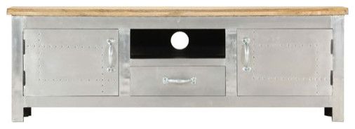 Vidaxl Tv Stand Tv Unit Sideboard Tv Console Media Cabinet Solid Mango ... intended for Vidaxl Tv Stand Tv Unit Sideboard Tv Unit Cabinet Gray Solid Rough Mango Wood