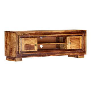 Vidaxl Tv Stand Tv Unit Sideboard Tv Console Media Cabinet Solid ... pertaining to Maximizing Your Entertainment Setup with Quality TV Console Units