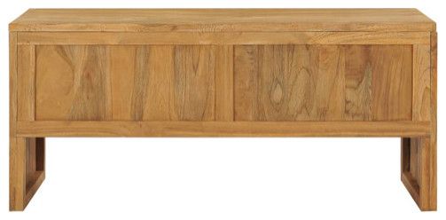 Vidaxl Tv Stand Tv Unit Sideboard Tv Console Media Cabinet Solid Teak ... throughout Vidaxl Tv Stand Tv Unit Sideboard Tv Console Media Cabinet Cupboard Solid Teak